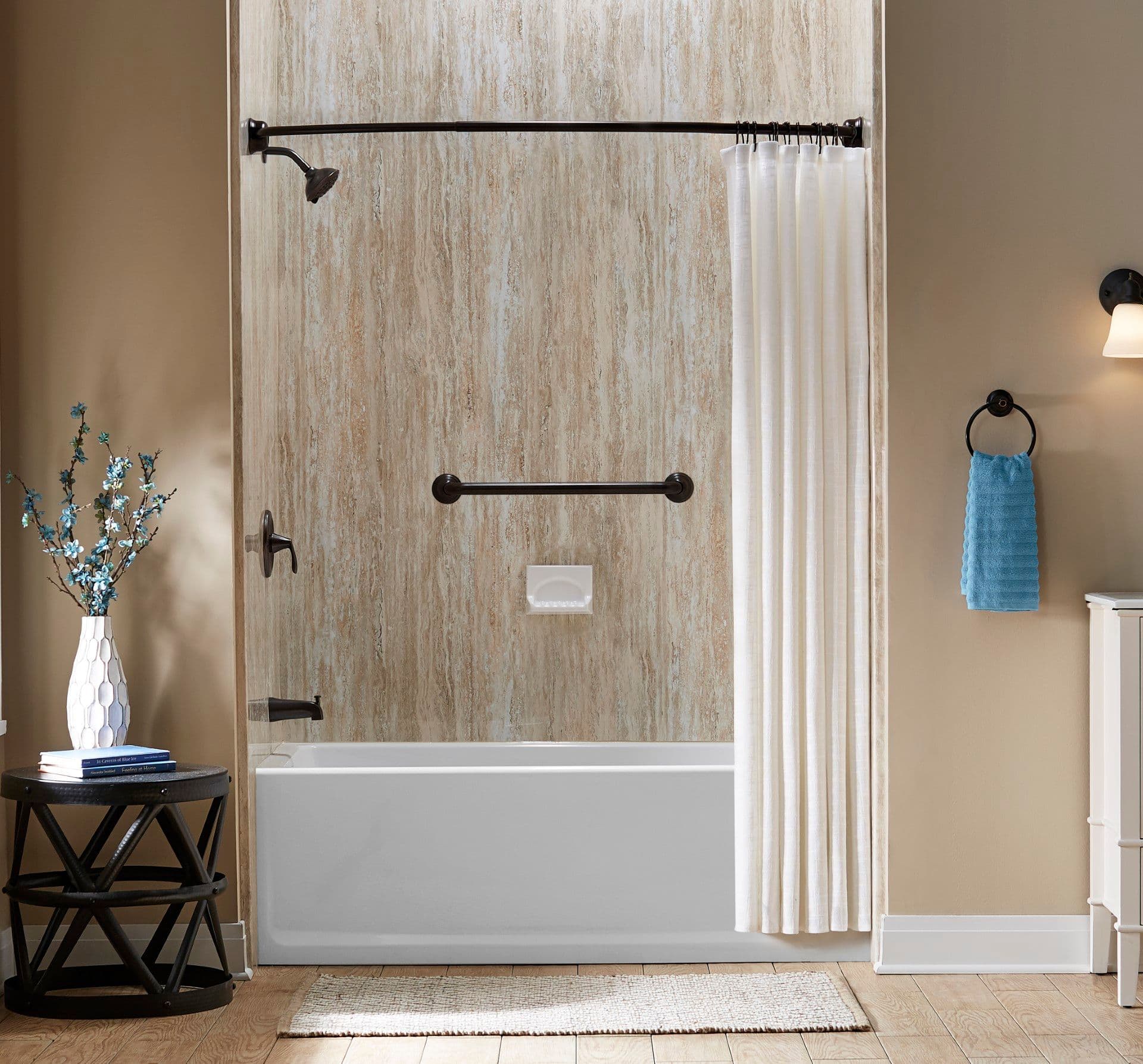 Bathtub with Shower