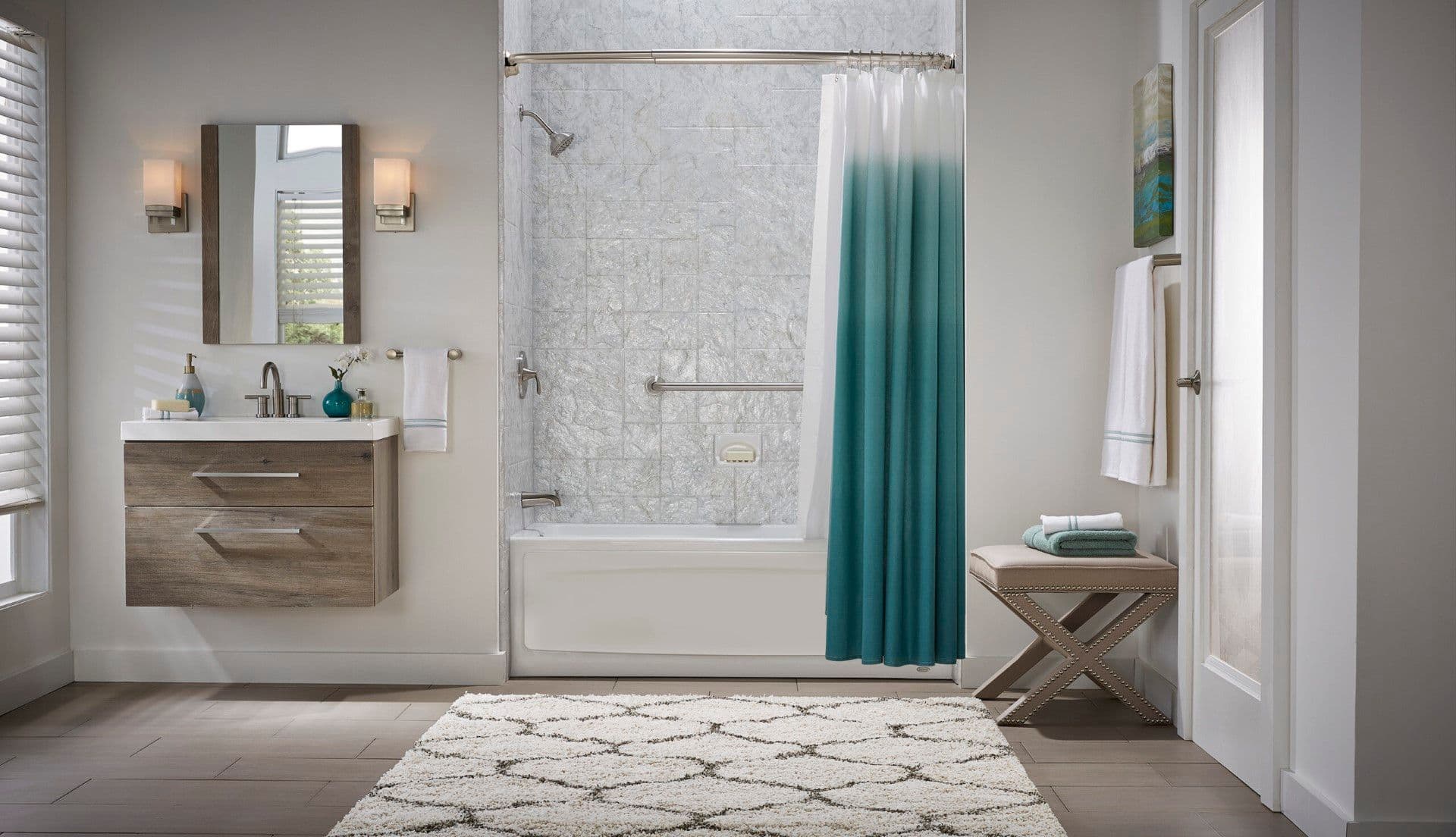Bathtub with Shower
