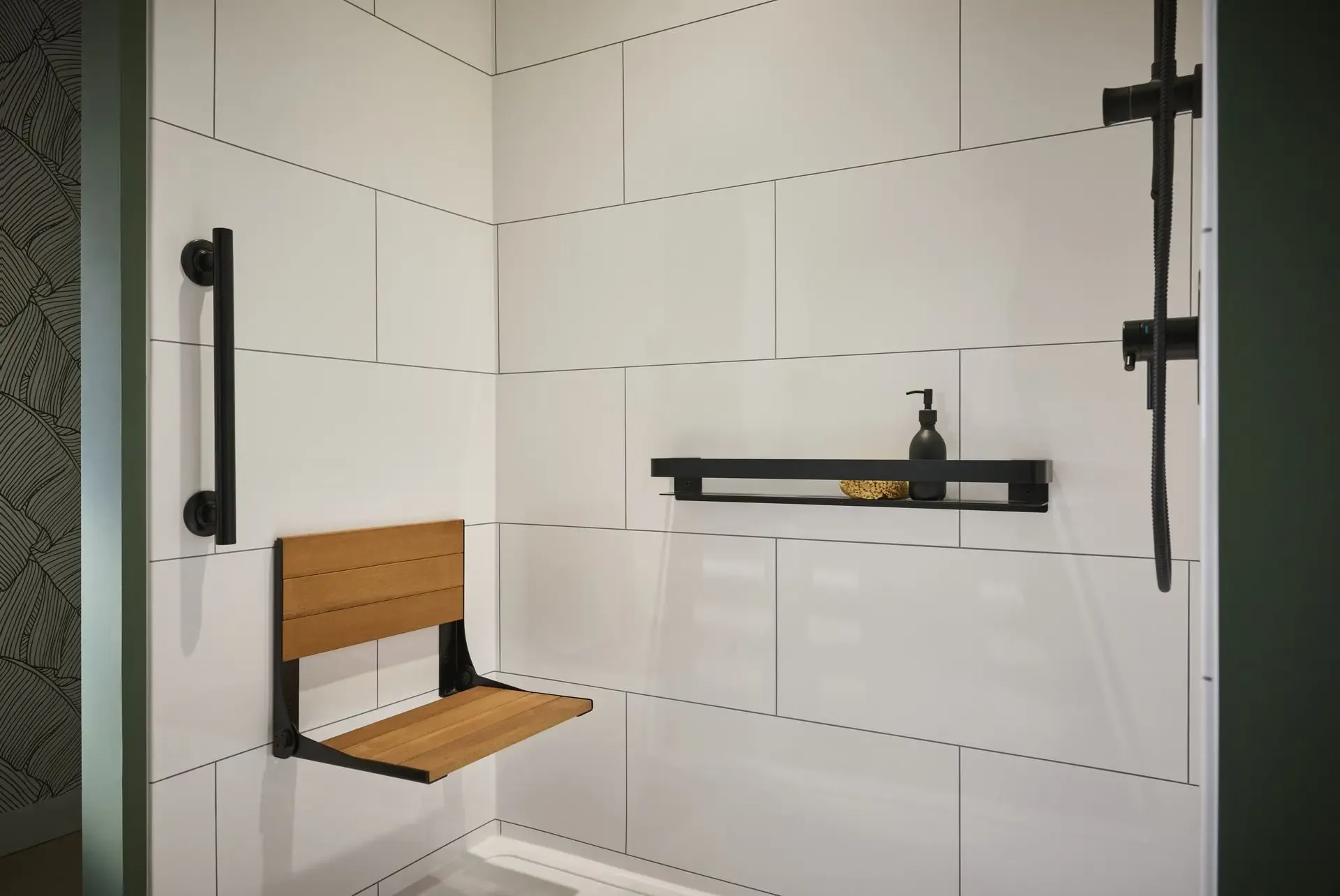 Bench in shower